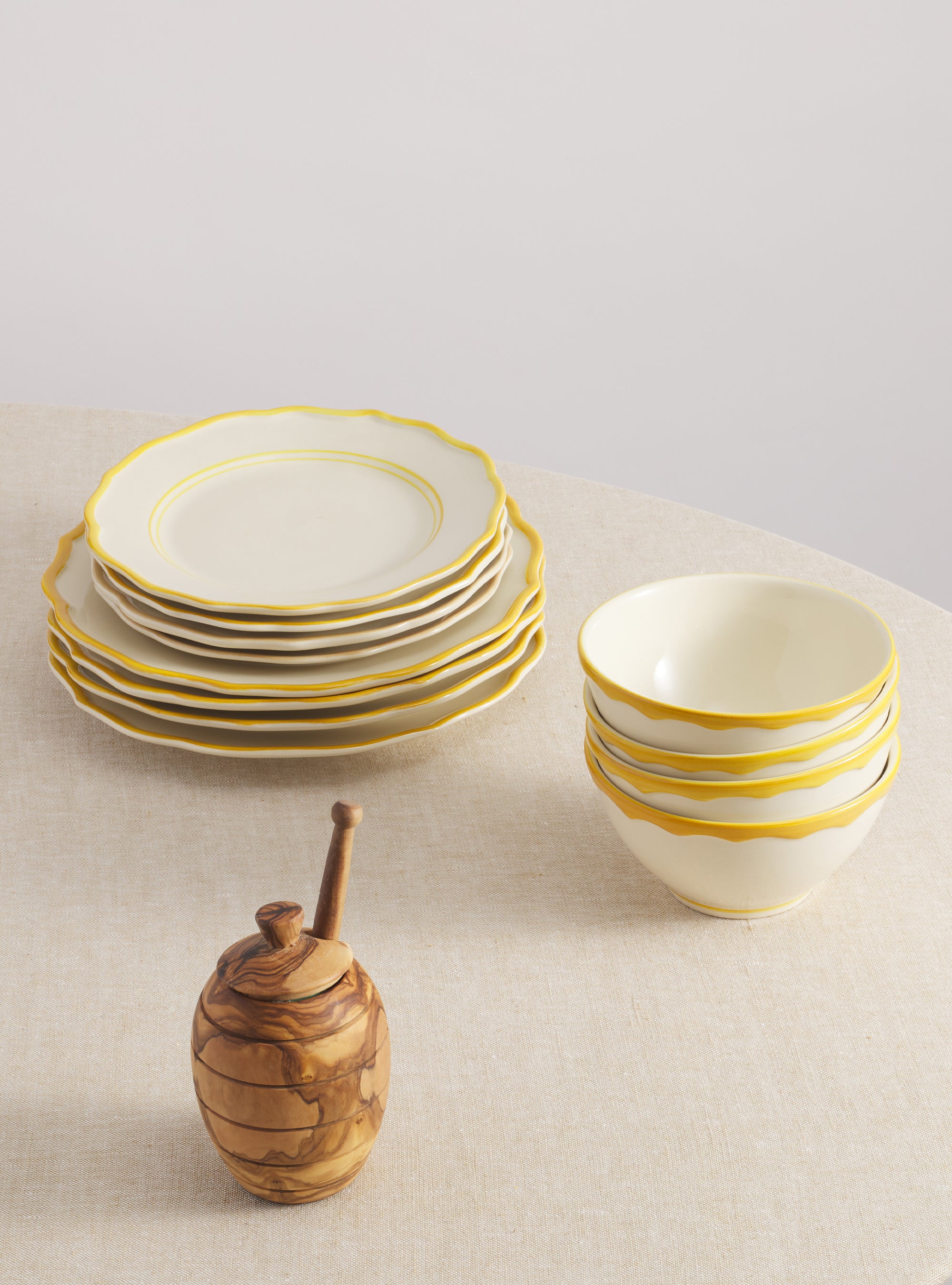 12 Piece Dinnerware Set with Pasta Bowl